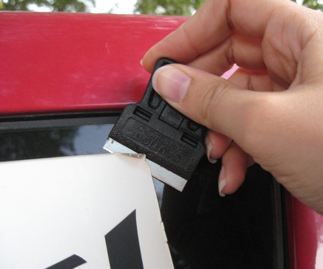 Sticker Removing Charges