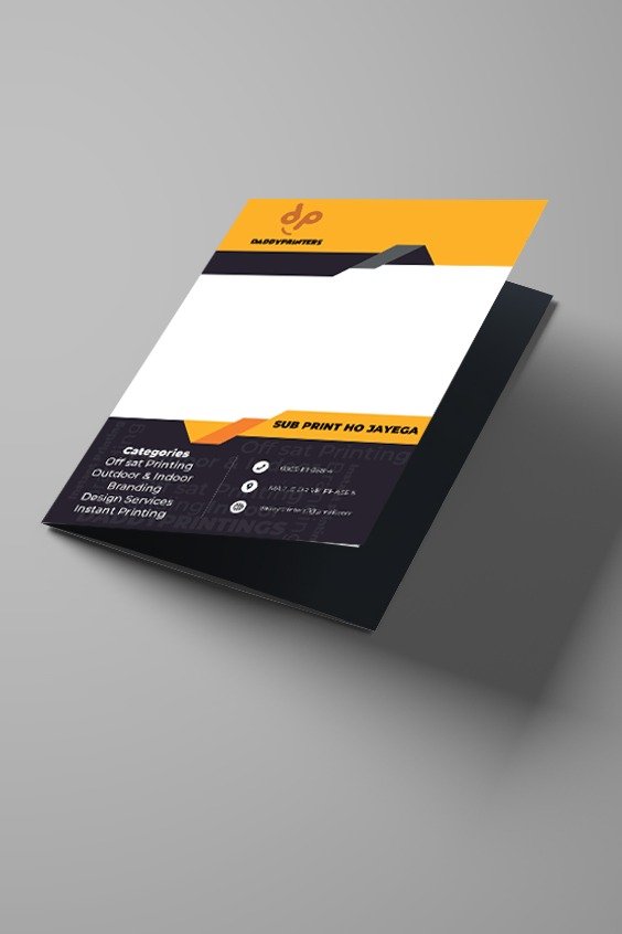 A5 One Fold Leaflet 